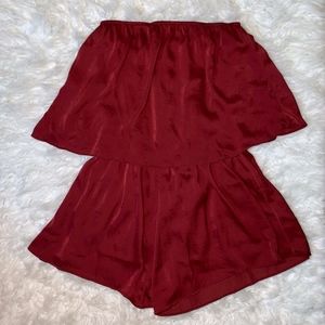 Honey Punch Strapless Romper